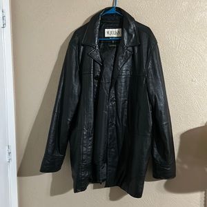 Men leather jacket size XLT